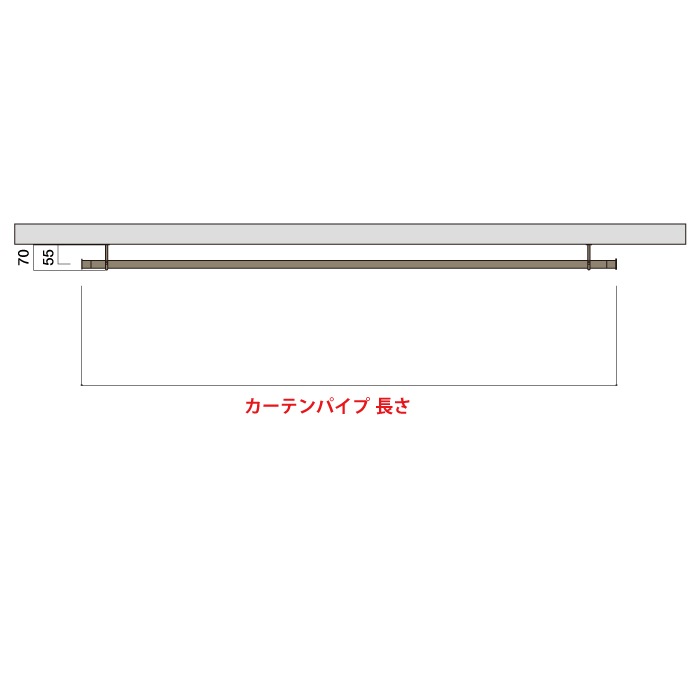 【Swan】 のれん掛けセット（真鍮）