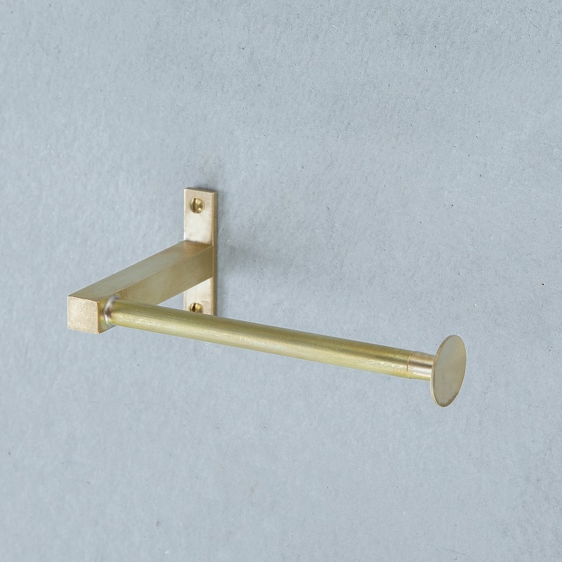 【KAKU】真鍮 トイレットペーパーホルダー