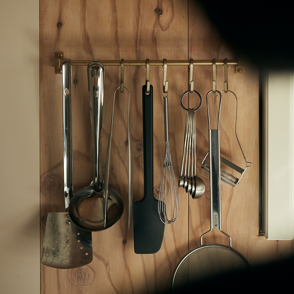 【KAKU】レードルハンガー(真鍮)<サイズオーダー>