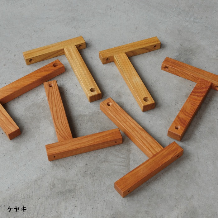 木製 壁付けコートハンガー（鉄）