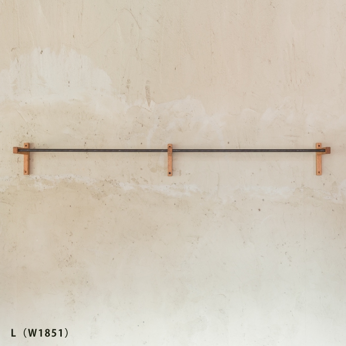 木製 壁付けコートハンガー(鉄)