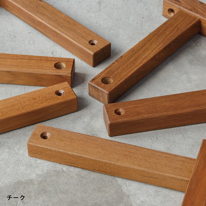 木製 壁付けコートハンガー(鉄)