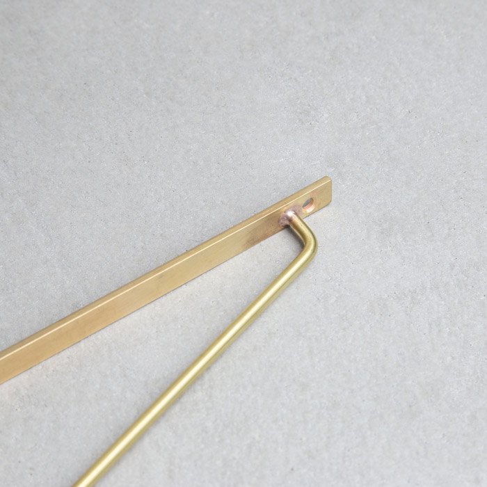 上手工作所　真鍮製 L字型ブラケット 4個セット 真鍮 L型手すり | 金物,手すり | オリジナル家具・金物の上手工作所