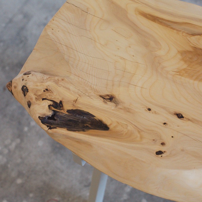 無垢天板ベンチ カヤ W1487