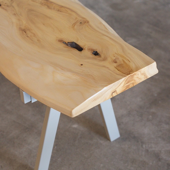 無垢天板ベンチ カヤ W1487