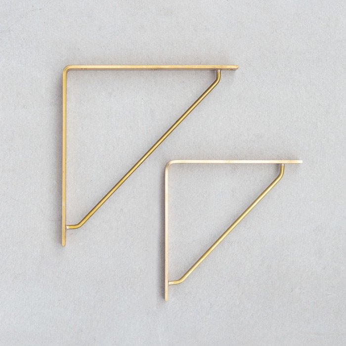 真鍮 フラットバー棚受け