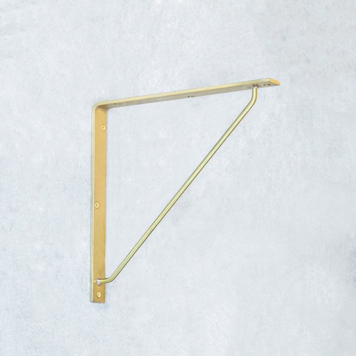 真鍮 フラットバー棚受け