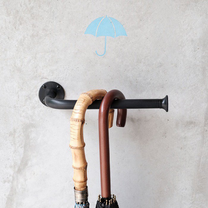 傘かけフック(黒)