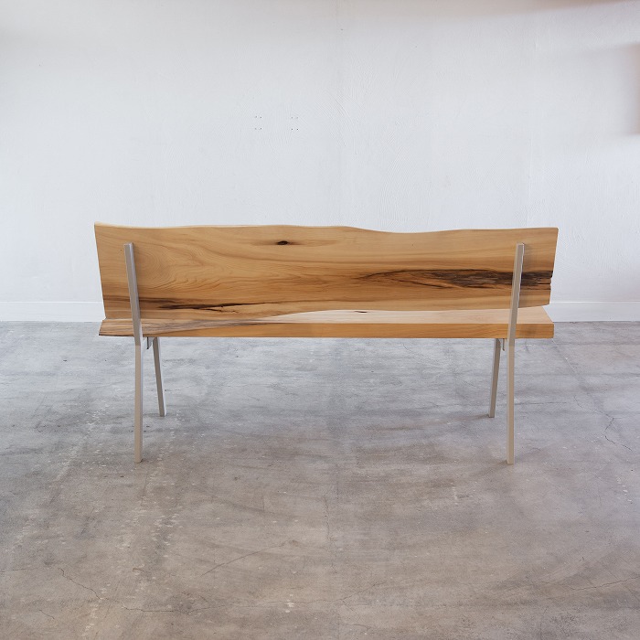 祭り屋　無垢材　一枚板　ベンチ　215cm 天然木 神奈川県 海老名店展示 楓材 一枚板 ベンチ用天板 セール