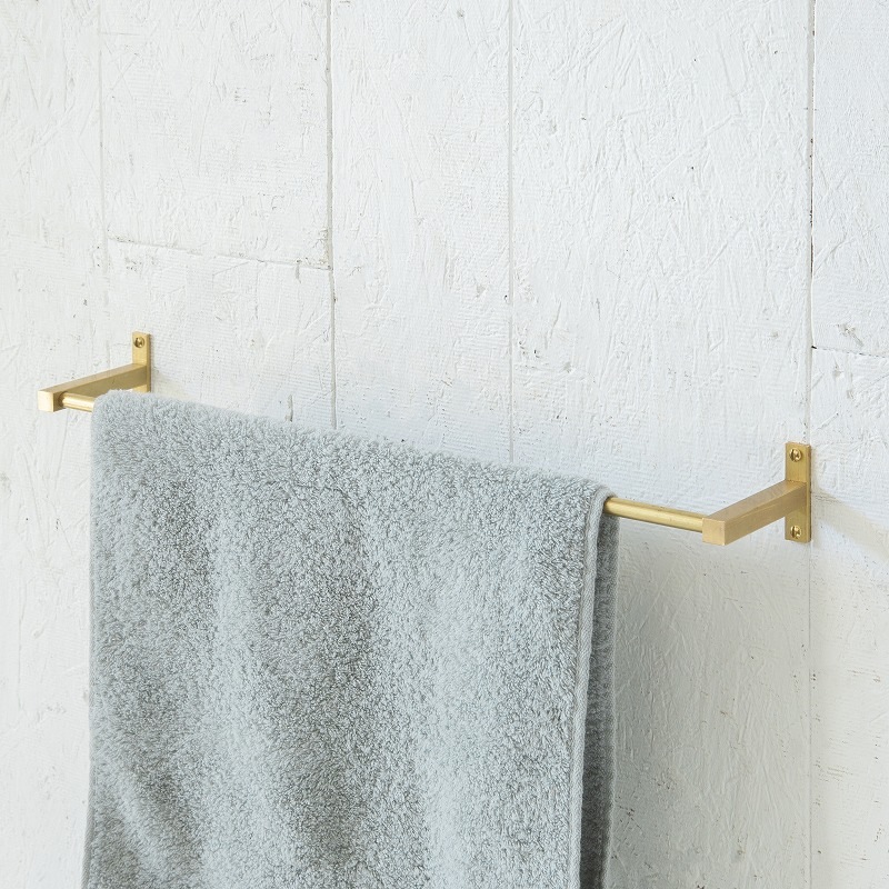 まろん様 タオルハンガー 伸縮ロングタオルハンガーバー タワー ］山崎実業 tower タオル