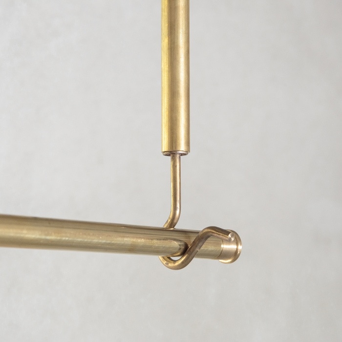 【Swan】のれん掛けセット ロング（真鍮）