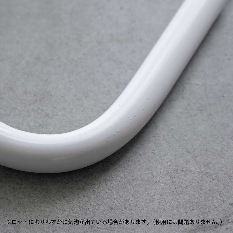 【BOU】錆びないコの字型天吊りハンガーバー(白)<サイズオーダー>