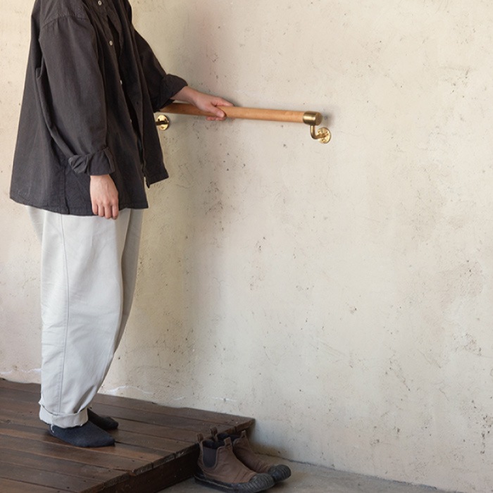 木製 I型手すり<サイズオーダー>