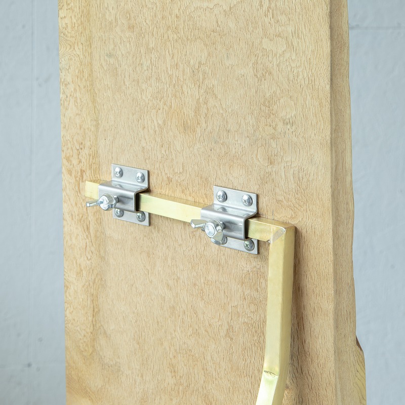 コの字型看板用スタンド（真鍮）