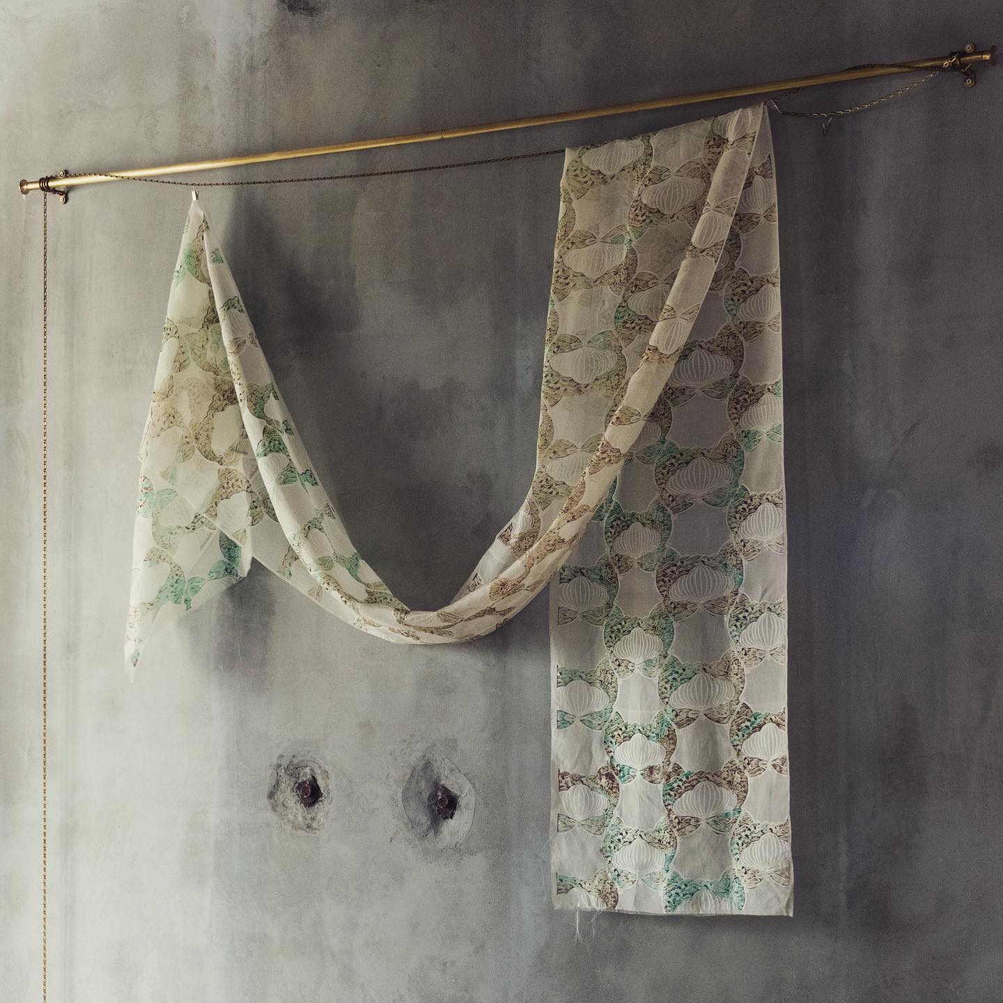 サーカス カーテンレールパイプセット（真鍮）