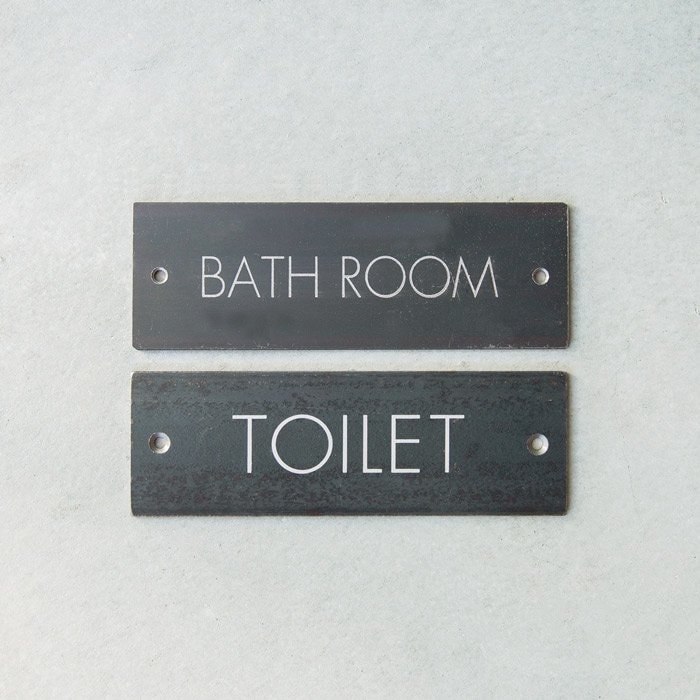 ネームサイン 文字変更（鉄）