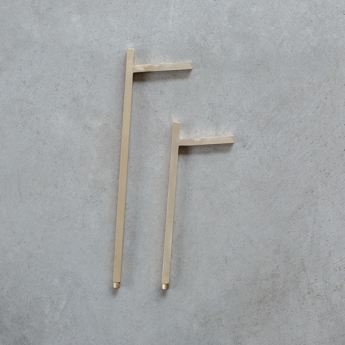 真鍮 トの字 テーブル脚