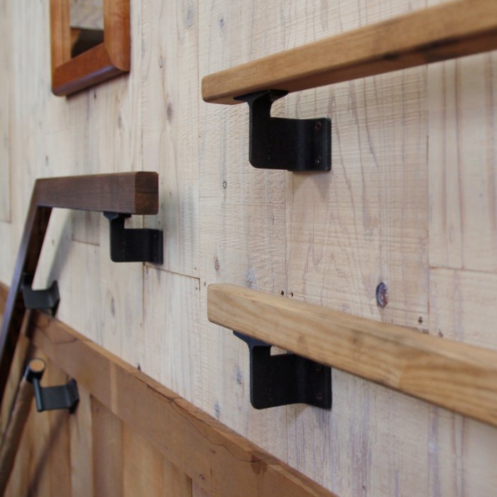 木製の滑り止めの階段手すり1フィート-20フィート壁に取り付けられた階段手すり素朴な階段手すり手すりの家の壁の屋内屋内サポートロッド  1フィート-20フィートの滑り止め階段手すり、廊下安全サポートバー、工業用の固体階段手すり、壁掛けホームガーデンコリドーロフト ... 工業用階段手すり、壁取り付け手すり階段用木製手すり、滑り止め階段手すり壁取り付けサポート階段手すり、錬鉄