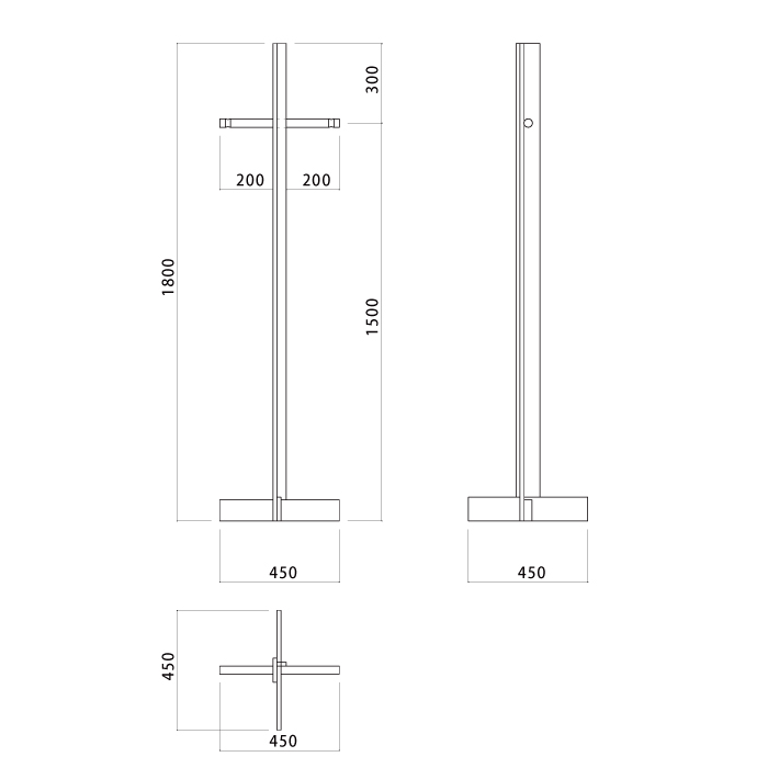 ポールハンガー -佇む-