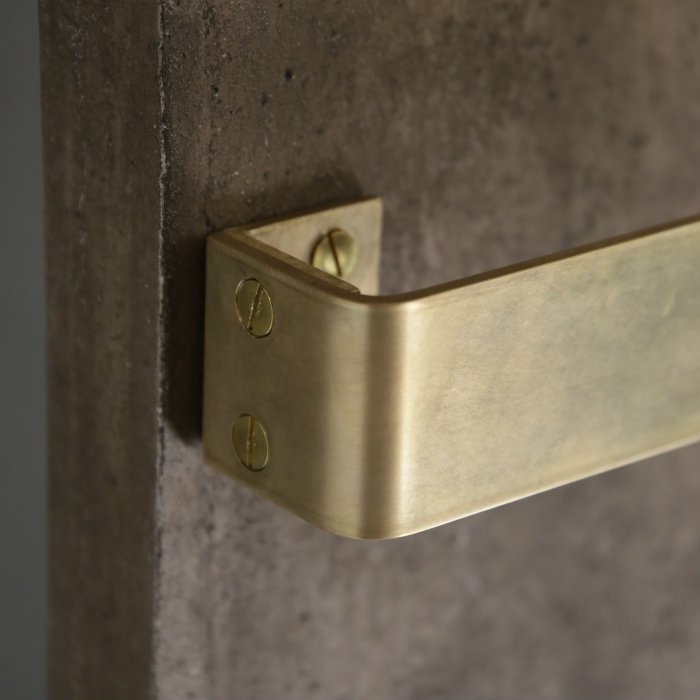 真鍮フラットハンドル