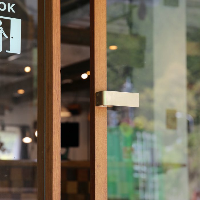 真鍮フラットハンドル