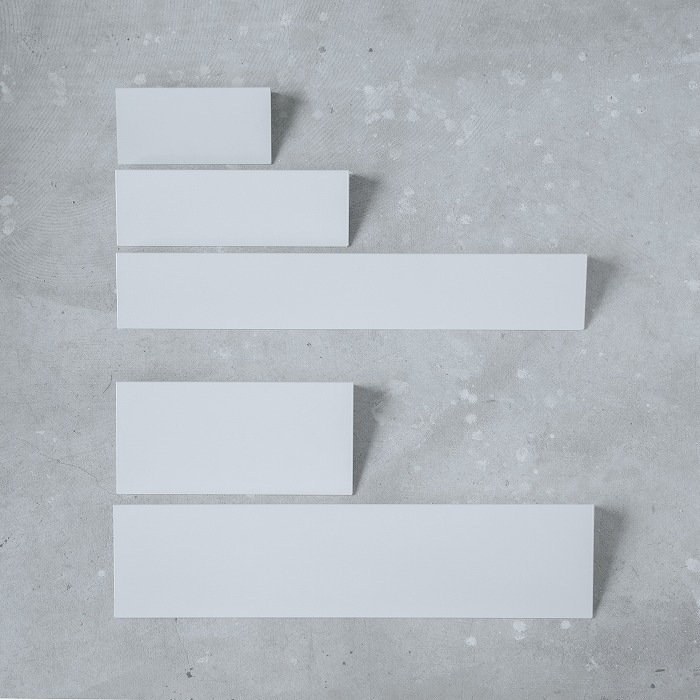 錆びないフロートシェルフ(白)