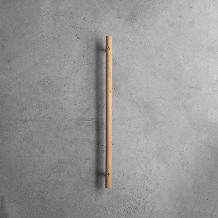 木製ドアハンドル ラウンド マホガニー