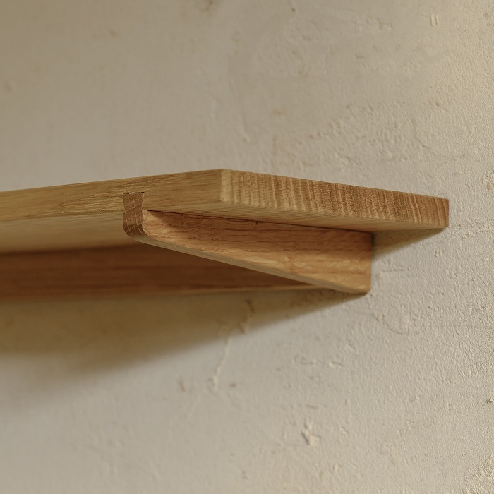 木製 フロートシェルフ（ナラ）