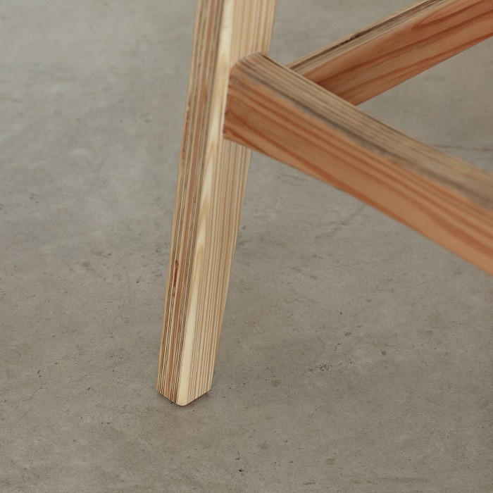 h2ハイチェア(布張)