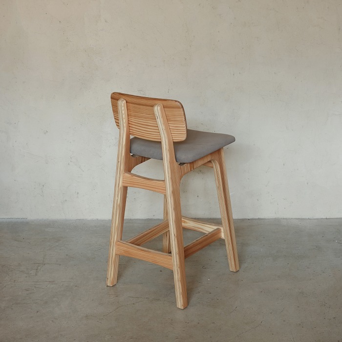 h2ハイチェア(布張)