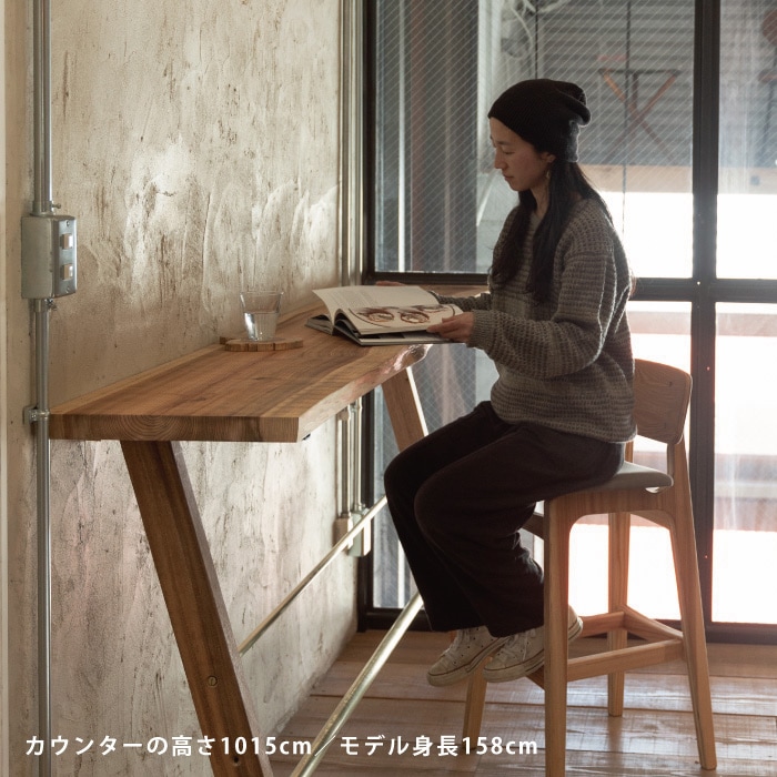 h2カウンターチェア（布張）
