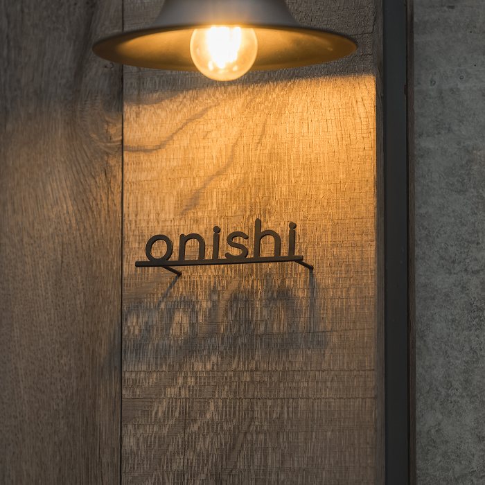 小さな切り文字表札（黒）