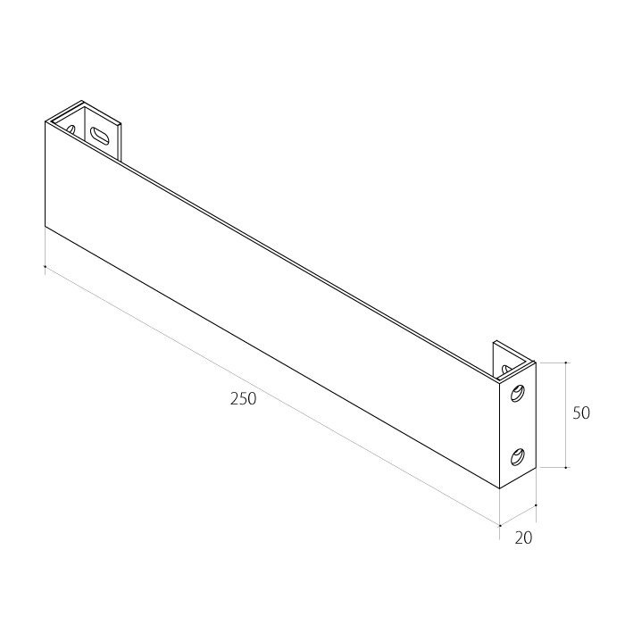 【Haco】スリム表札 文字入れなし