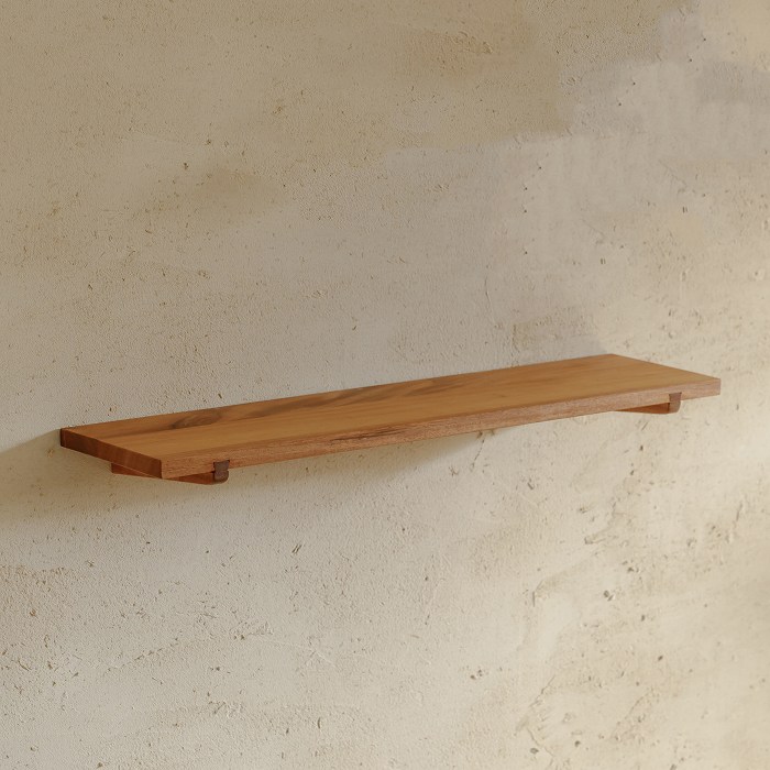 木製 フロートシェルフ（マホガニー）