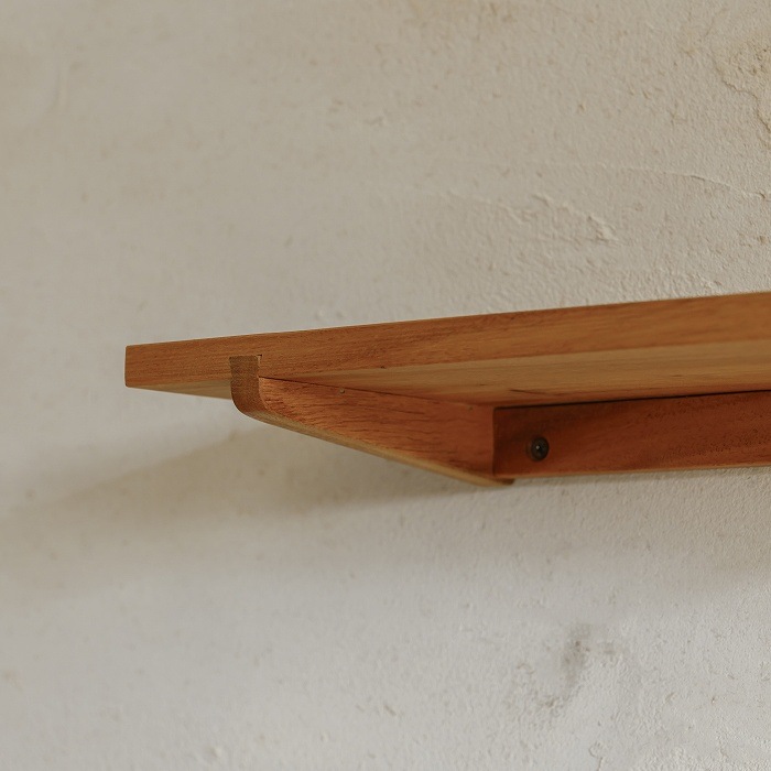 木製 フロートシェルフ（マホガニー）