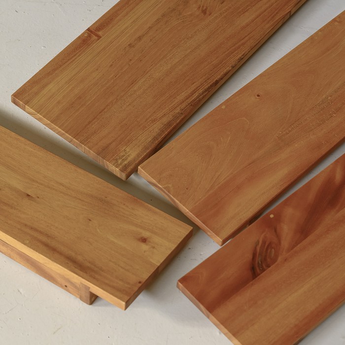 木製 フロートシェルフ（マホガニー）