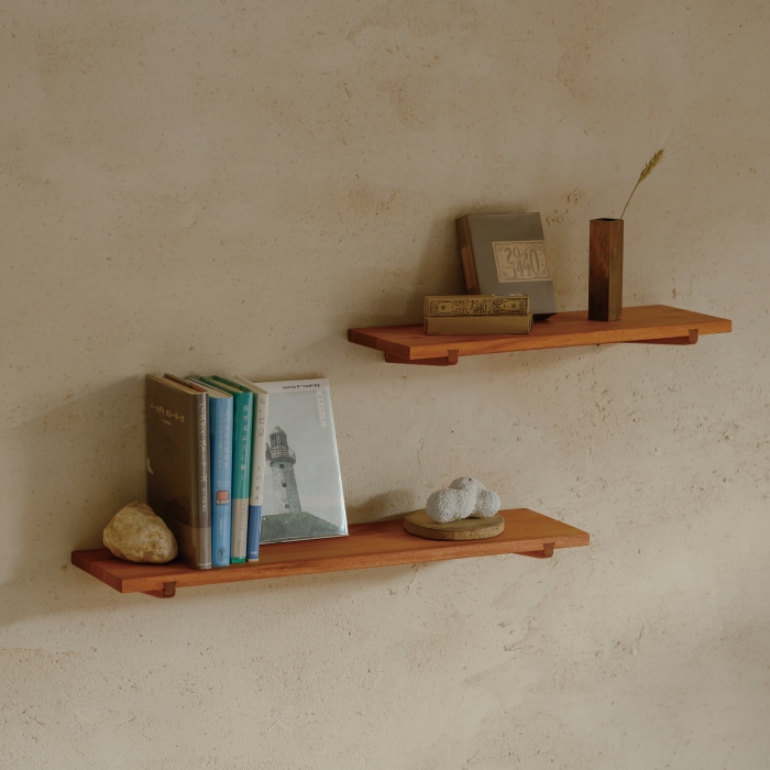 木製 フロートシェルフ（マホガニー） | 家具,棚板・シェルフ