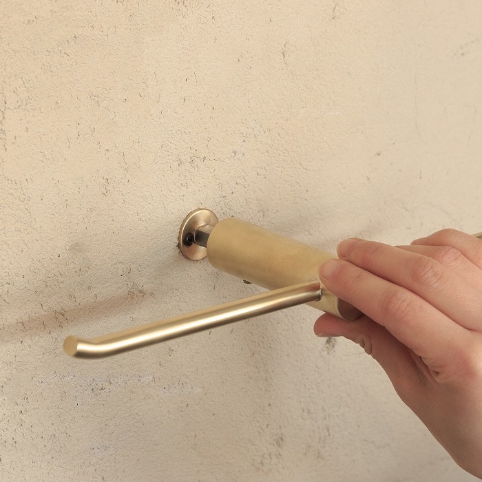 真鍮 トイレットペーパーホルダー ダブル