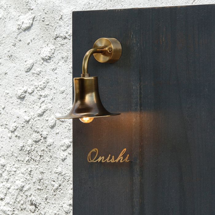 小さな切り文字表札(真鍮)