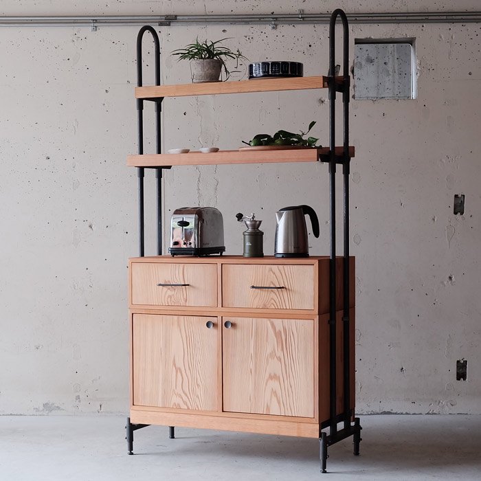 アンティーク加工細ハンドル（鉄） | 金物,家具ハンドル・ツマミ