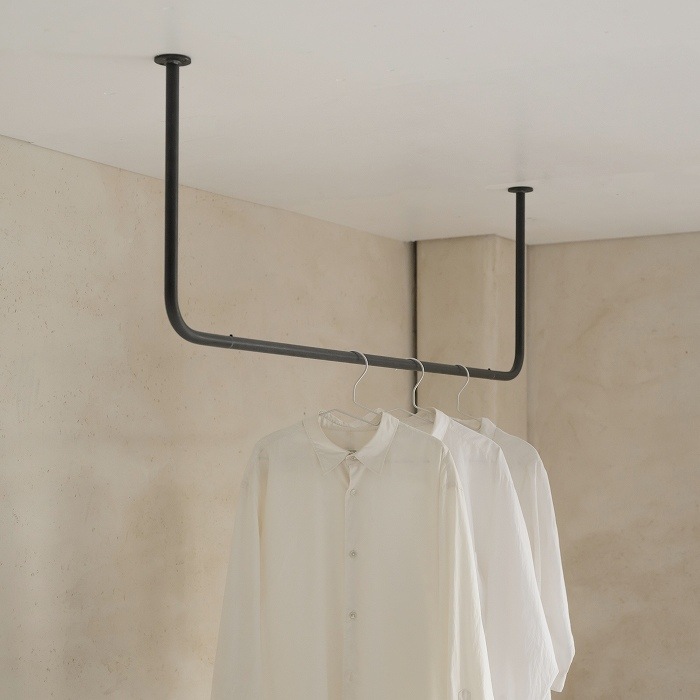 BOU】コの字型天吊りハンガーバー | 収納・クローゼット | オリジナル