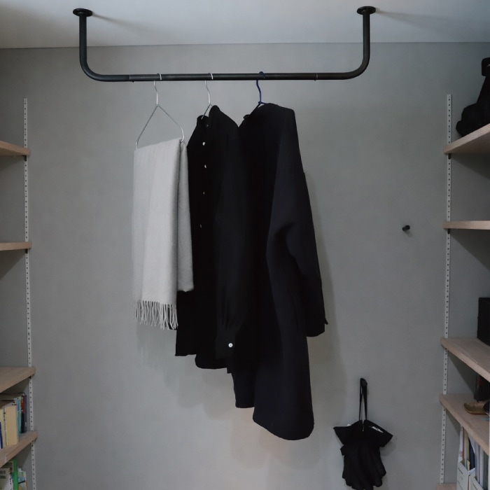 【BOU】コの字型天吊りハンガーバー