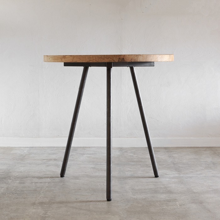 無垢天板 ニレ（スポルト） 円卓 Φ1000