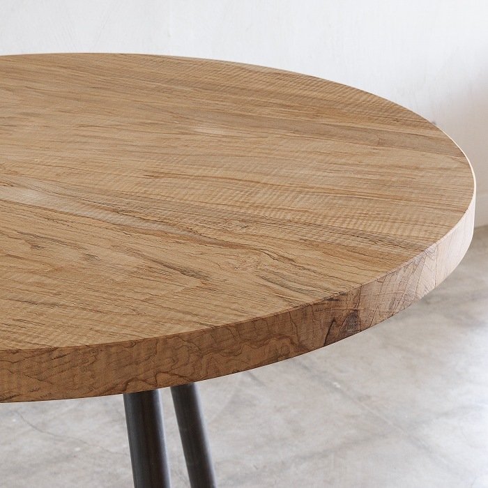 専用です‼️丸太テーブル 無垢天板 ニレ（スポルト） 円卓 Φ1000 | 家具,無垢天板,ダイニング