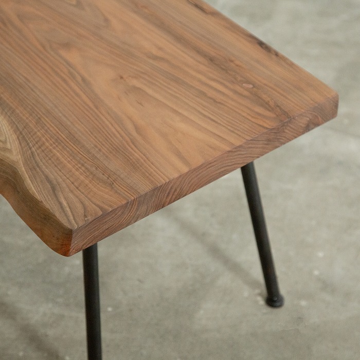 無垢天板ベンチ クルミ W1600