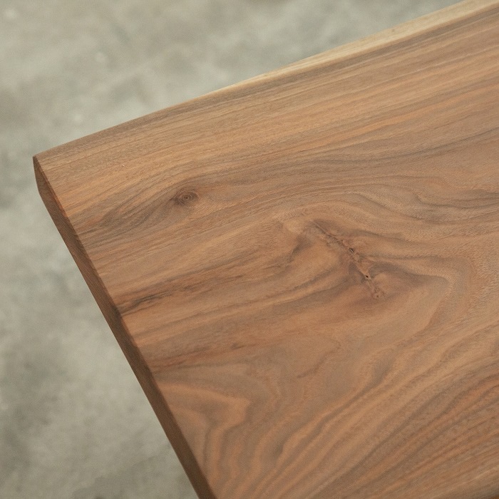 無垢天板ベンチ クルミ W1600