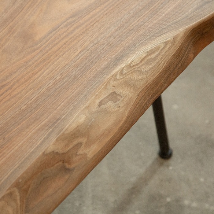 無垢天板ベンチ クルミ W1600