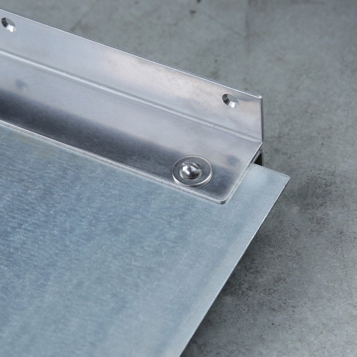 突き出し看板（シルバー）