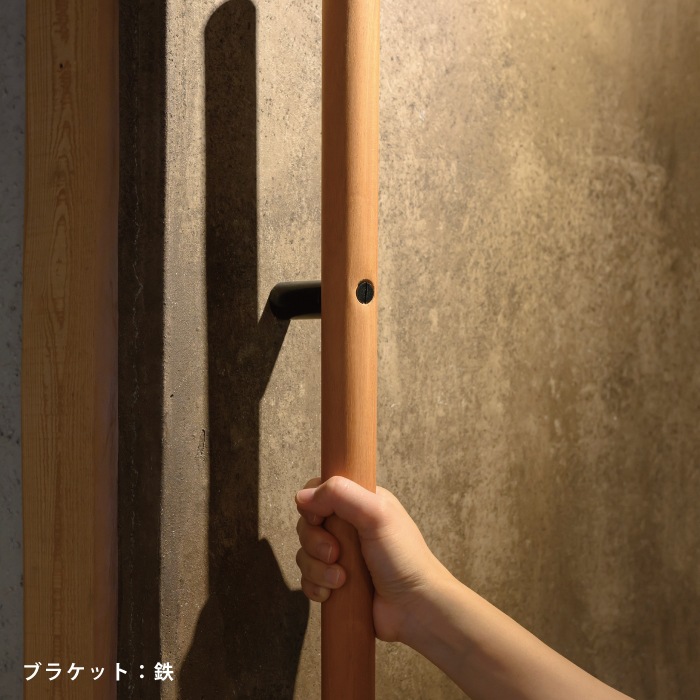 木製ドアハンドル ラウンド＜サイズオーダー＞