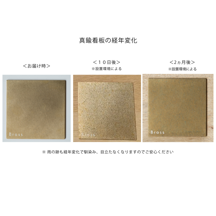 突き出し看板（真鍮） | 看板,壁面看板 | オリジナル家具・金物の上手